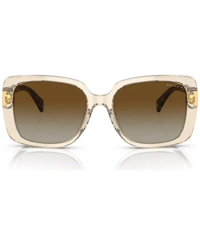 Women's Polarized Sunglasses, RA5298U - Transparent Light Brown - 4