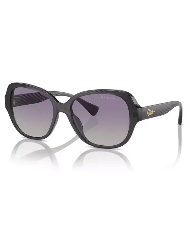 Women's Polarized Sunglasses, Ra5316U - Shiny Transparent Violet - RALPH BY RALPH LAUREN