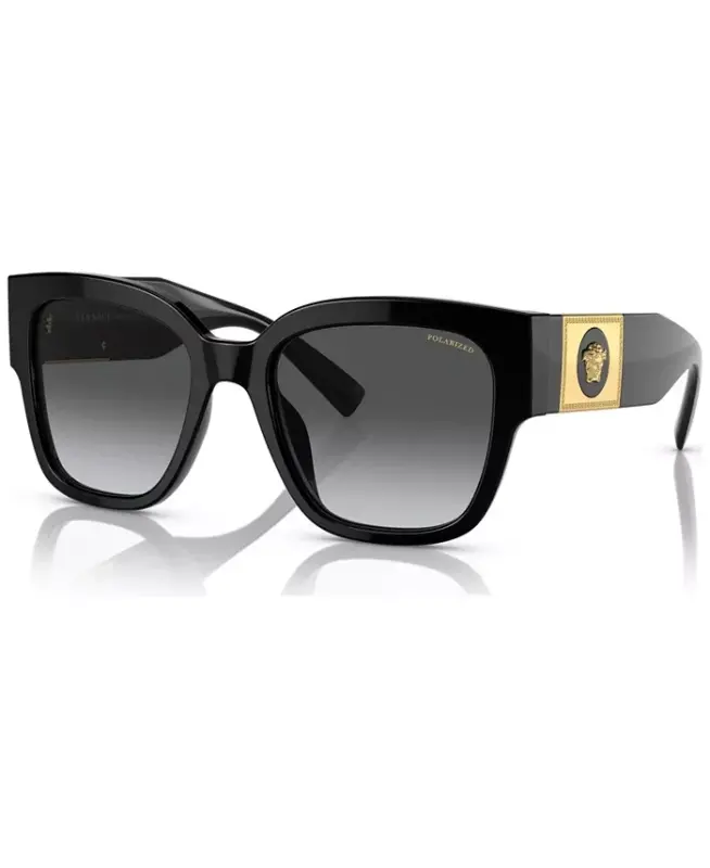 Women's Polarized Sunglasses, VE4437U - Black - VERSACE