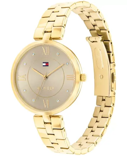 Women's Quartz Gold-Tone Stainless Steel Watch 34mm - Gold - TOMMY HILFIGER (1)