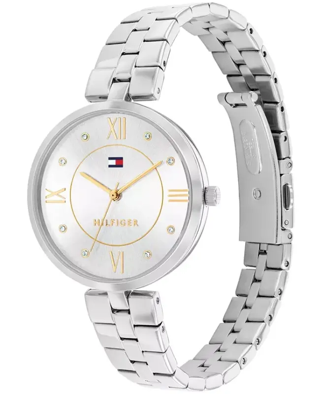 Women's Quartz Silver-Tone Stainless Steel Watch 34mm - Silver - 2