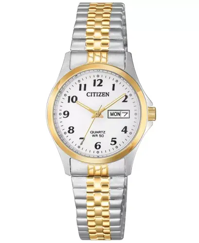 Women's Quartz Two-Tone Stainless Steel Bracelet Watch 26mm-Two-tone - 1