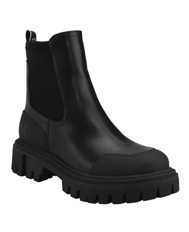Women's Remola Lug Sole Chelsea Booties - Black - 1