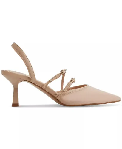 Women's Renesme Pointed-Toe Slingback Pumps-Black Mesh - ALDO