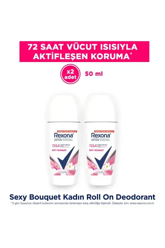 Kadın Roll On Deodorant Bouquet 50 ml x2 Adet - REXONA