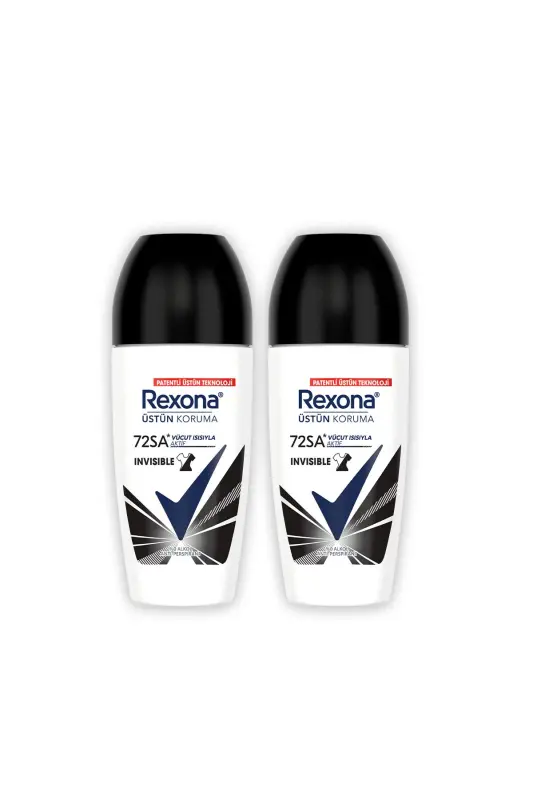 Kadın Roll On Deodorant Invisible On Black + White Clothes 50 ml x2 Adet - 2