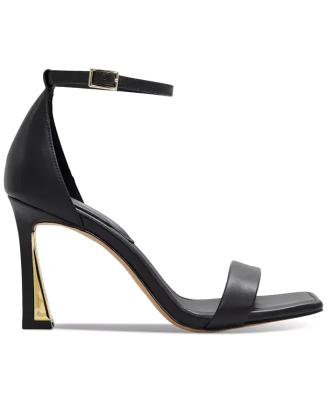 Women's Rosali Square Toe High Heel Dress Sandals - Black - 2