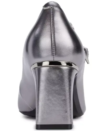 Women's Samira Mary Jane Pumps - Nickel - 3