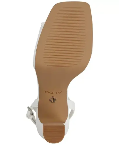 Women's Chicglimmer Two-Piece Plaform Dress Sandals - White Mesh - 5