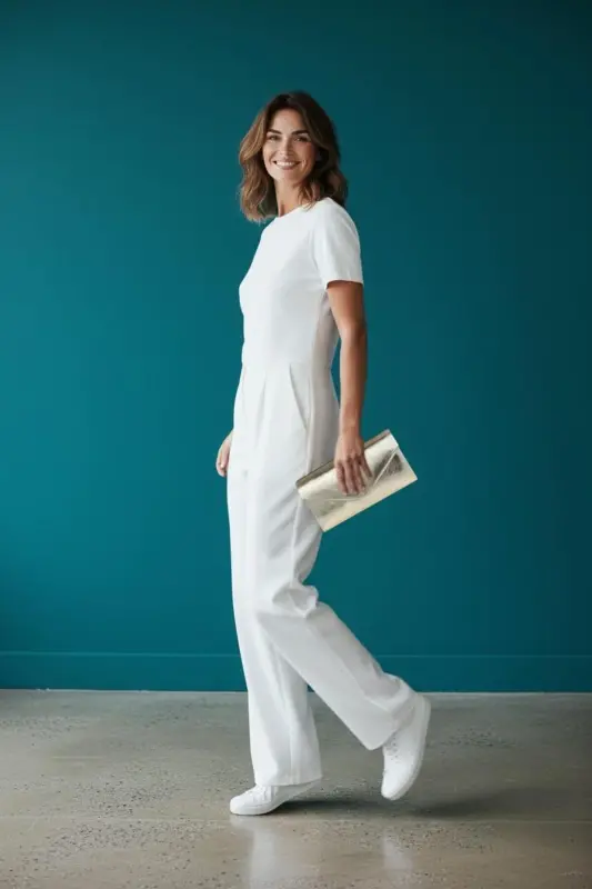 Kadın Siyah Rengi Portföy Çanta Zincirli-Altın - 1