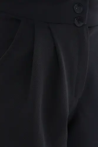 Kadın Siyah Yüksek Bel Havuç Pantolon Alc-X11148-SİYAH - 7