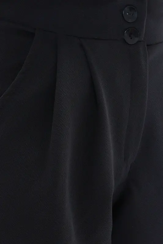 Kadın Siyah Yüksek Bel Havuç Pantolon Alc-X11148-SİYAH - 7