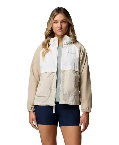 Women's Spire Valley Windbreaker Jacket - Dark Stone - 8