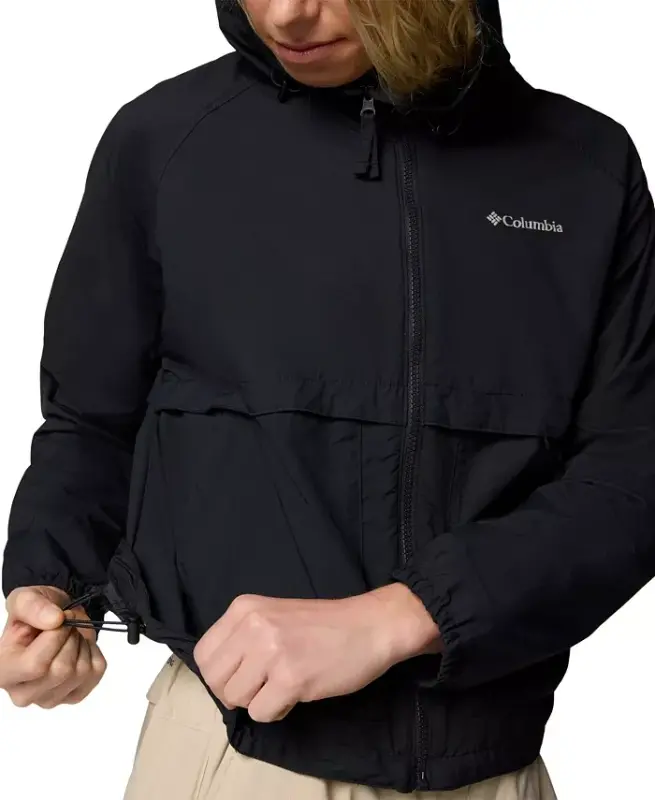 Women's Spire Valley Windbreaker Jacket - Black - 5