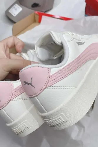 Kadın Spor Ayakkabı Kadın Sneaker Ayakkabı 380147-05-1 Bej - BejX01 - 5