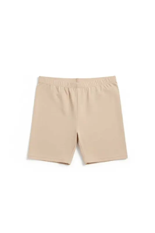 Kadın Sporcu Şort Tayt LD0033-Ten - 3