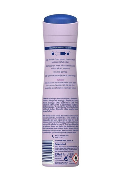 Kadın Sprey Deodorant Double Effect 150ml, Ter Kokusuna Karşı 48 Saat Koruma, Pürüzsüz Koltuk Altı - 5