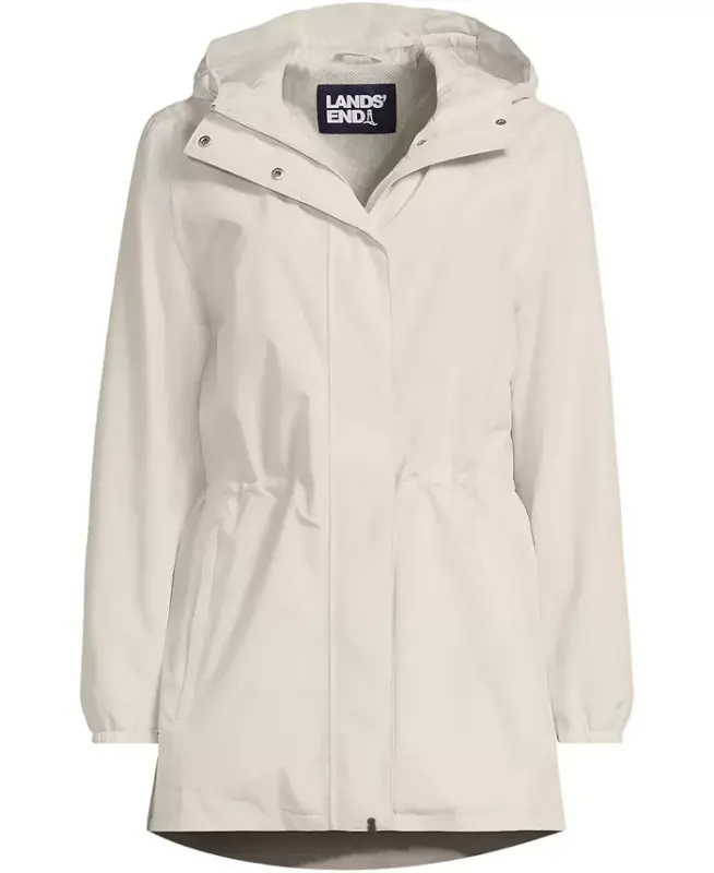 Women's Squall Packable Waterproof Raincoat - Ivory latte - 3