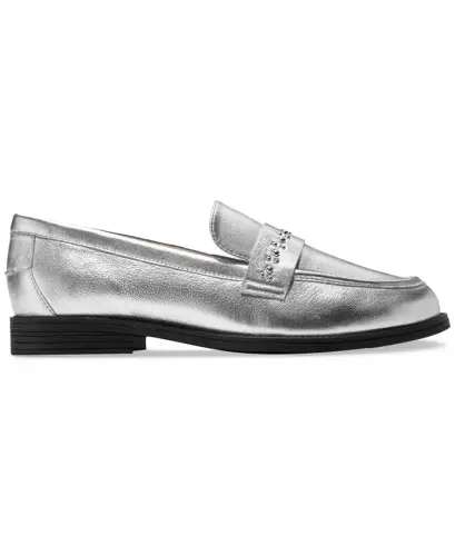 Women's Stassi Embellished Loafers - Silver - COLE HAAN (1)