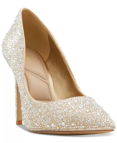 Women's Stessy2.0 Slip On Pumps-Gold - Modazone