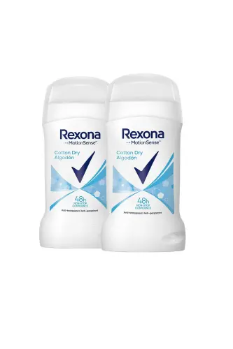 Kadın Stick Deodorant Cotton Dry 40 ml x2 - REXONA (1)