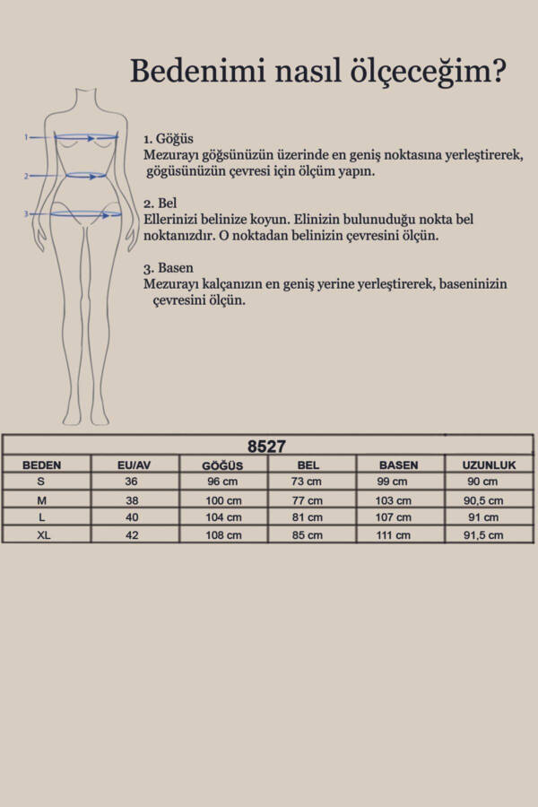 Kadın Taba Kaşe Fit Kaban - 6