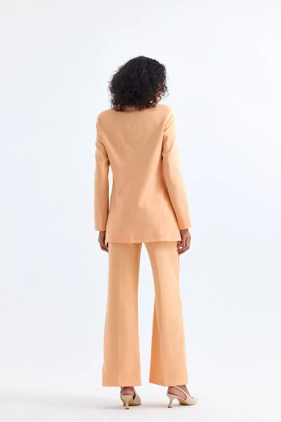 Kadın Takım Elbise Ceket Ve Pantolon | TK34239 Somon-Somon - 33