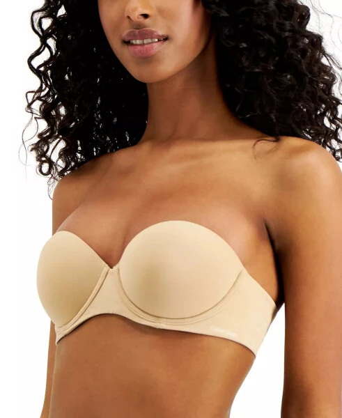 Women's Perfectly Fit Push-Up Strapless Bra QF5677-Bare (Nude 5) - CALVIN KLEIN