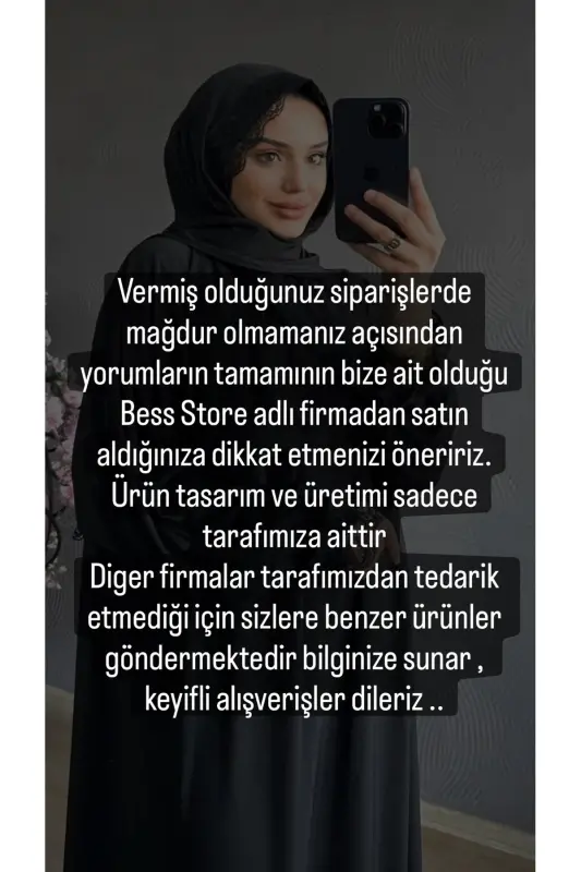 Kadın Tesettür Namaz Elbisesi - Kahverengi - 7