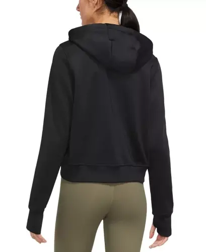 Women's Therma-FIT One Pullover Hoodie - Black/White - NIKE (1)