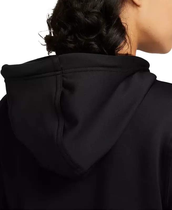 Women's Therma-FIT One Pullover Hoodie - Black/White - 5