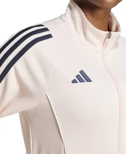 Women's Tiro 24 Zip-Up Track Jacket-Blush Pink/night Navy - ADIDAS (1)