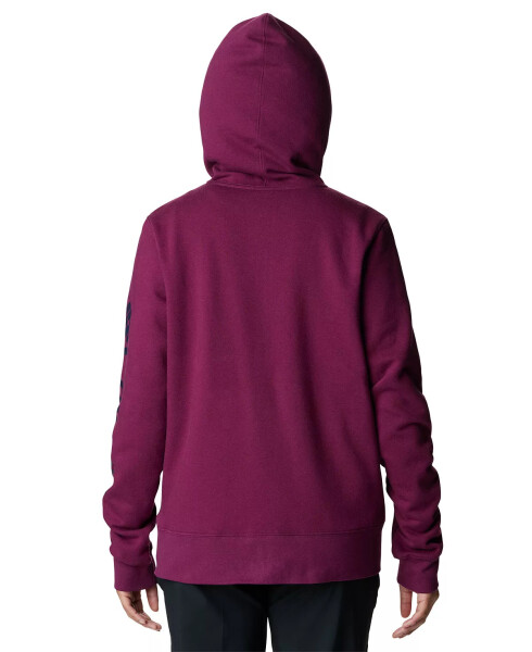 Kadın Trek II Grafik Tam Fermuarlı Kapüşonlu Sweatshirt, Marionberry - 2