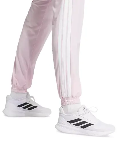 Women's Tricot 3-Stripes Track Pants - Clear Pink - 3