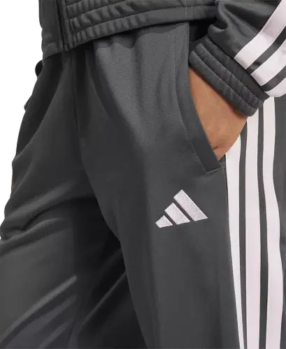 Women's Tricot 3-Stripes Track Pants-Grey Six/Clear Pink - ADIDAS (1)