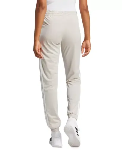 Women's Tricot 3-Stripes Track Pants - Wonder Alumina/white - 4