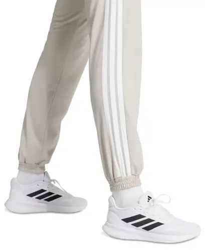 Women's Tricot 3-Stripes Track Pants - Wonder Alumina/white - 5