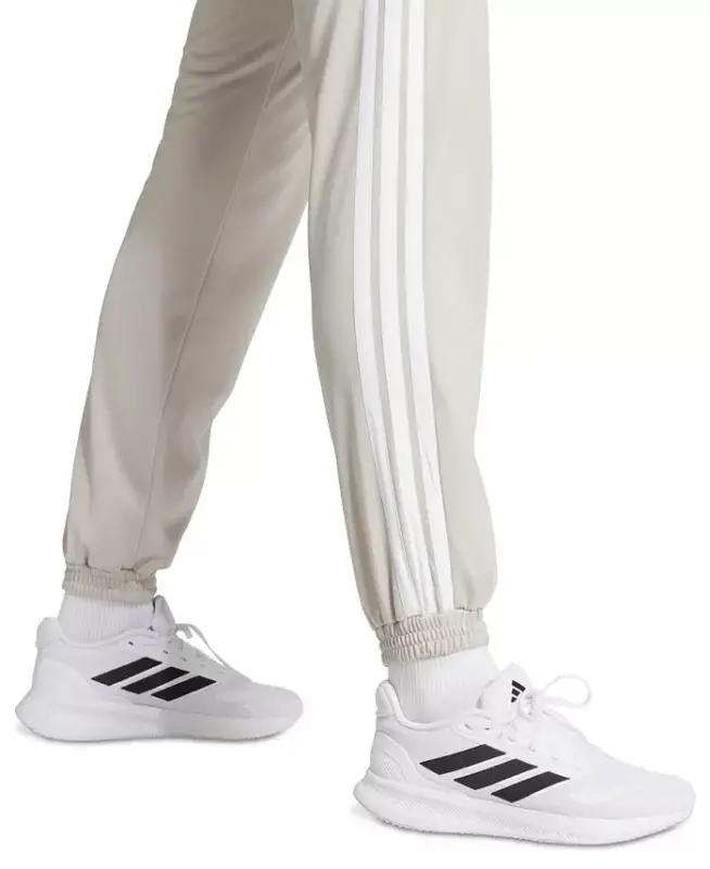 Women's Tricot 3-Stripes Track Pants - Wonder Alumina/white - 5