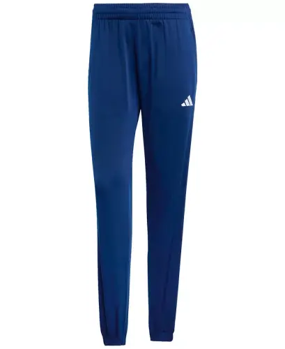 Women's Tricot 3-Stripes Track Pants-Dark Blue/white 