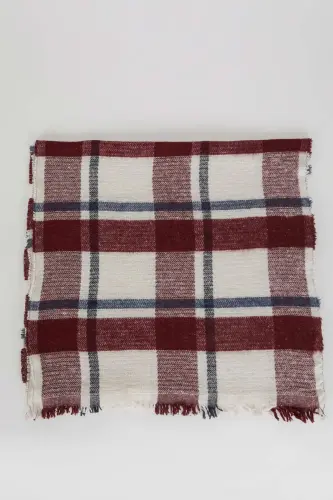 Kadın Triko Atkı R7284az23wn - Bordo-BR100 - DEFACTO (1)