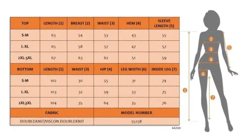Kadın Uzun Kollu Bisiklet Yaka Leopar Desenli Iki Iplik Bluz Ve Viskon Iki Iplik Pantolon Ikili Takım - 7