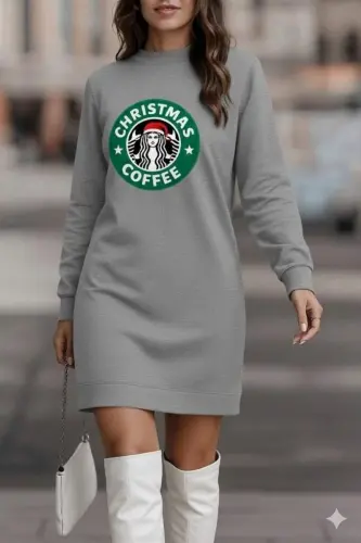 Kadın Uzun Kollu Bisiklet Yaka Viskon Iki Iplik Bluz - 1