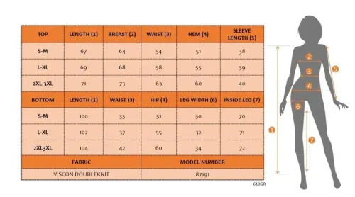 Kadın Uzun Kollu Bisiklet Yaka Viskon Iki Iplik Bluz Ve Pantolon Ikili Takım - 5
