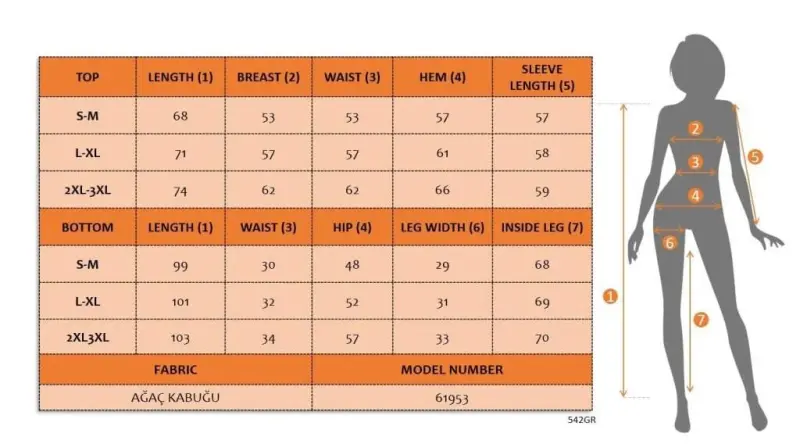 Kadın Uzun Kollu Kapşonlu Meloni Bluz Ve Pantolon Ikili Takım - 5