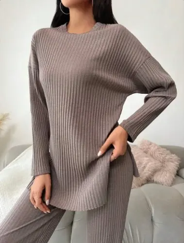 Kadın Uzun Kollu Kaşkorseikili Takım - 2