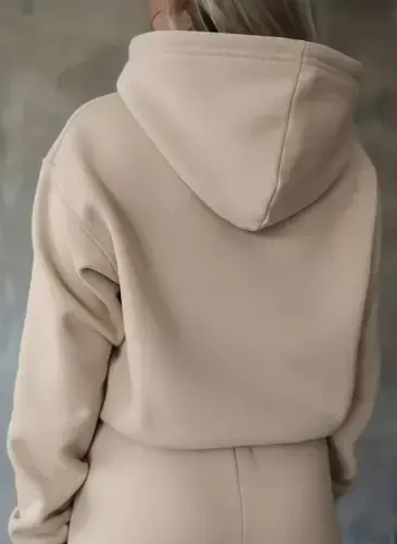 Kadın Uzun Kollu Nope Baskılı Beli Ribanalı Ikili Takım - 3