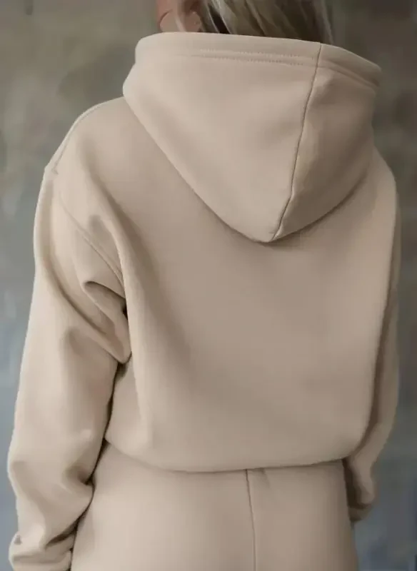 Kadın Uzun Kollu Nope Baskılı Beli Ribanalı Ikili Takım - 3