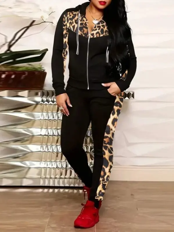 Kadın Uzun Kollu önden Fermuarlı Bağcıklı Viskon Iki Iplik Bluz Ve Pantolon Ikili Takım - 7