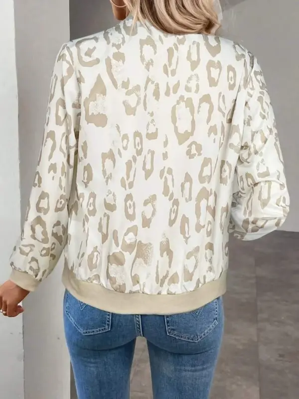 Kadın Uzun Kollu önden Fermuarlı Modal Ceket - 5