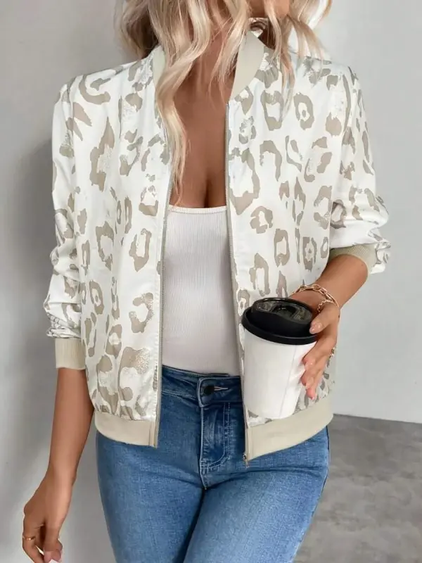 Kadın Uzun Kollu önden Fermuarlı Modal Ceket - BÜYÜKBEDENIZ